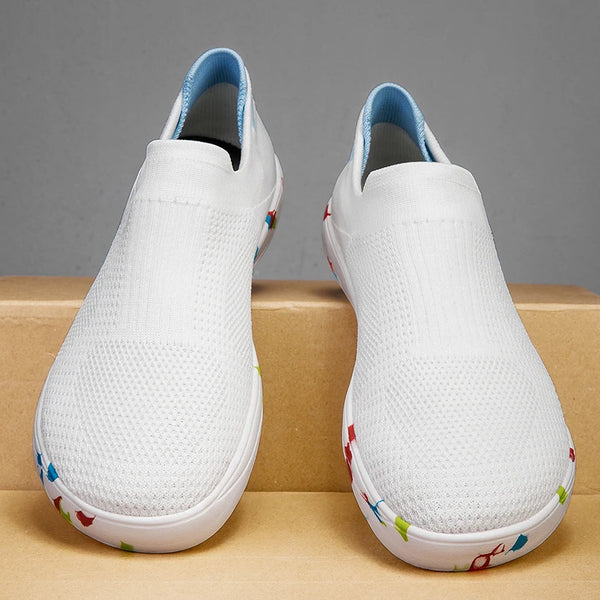 Summer Slip On Wide Foot Shoes Men Wide Toes Shoes Hallux Valgus Diabetes Shoes Breathable Plus Big Size 47 48
