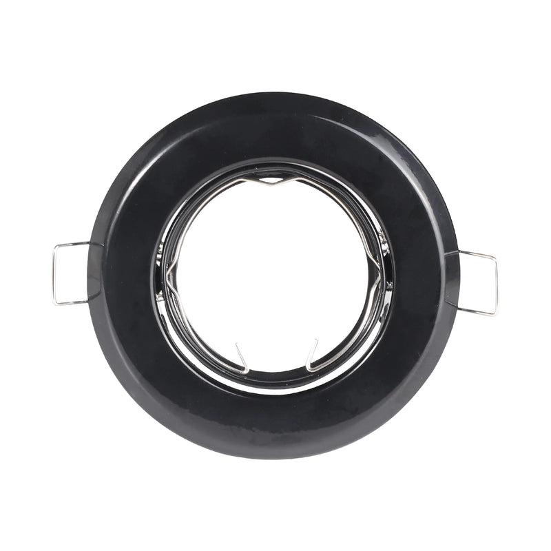 1/10PCS LED Downlight Ceiling GU10 Recessed Spotlights Lights Tilt Down Light Fittings Round Lamp Frame for Bedroom Kitchen
