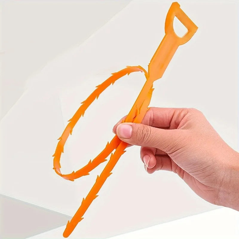 1/2pcs Hair Drain Clog Remover,Pipe Dredging Tool, Drain Hair Remover Tool for Sewer, Kitchen Sink, Bathroom Tub.Sewer cleaner.
