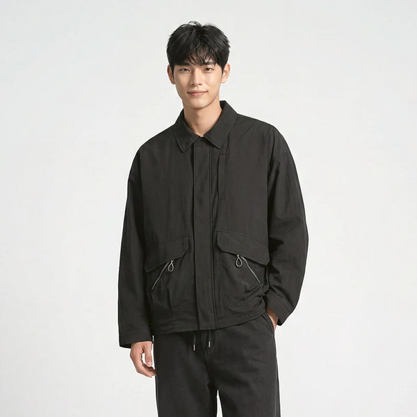អាវបុរស Semir ទម្ងន់ស្រាល រលុង សម្លៀកបំពាក់ធ្វើការ មានហោប៉ៅច្រើន សម្រាប់ពាក់ក្រៅផ្ទះ រដូវស្លឹកឈើជ្រុះ ឆ្នាំ២០២៦ សម្លៀកបំពាក់ក្រៅធម្មតា ស្ទីលកីឡា ពាក់ប្រចាំថ្ងៃ
