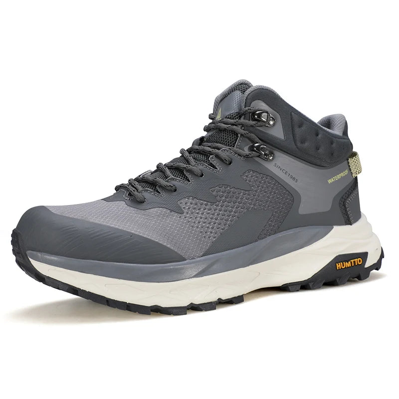 HUMTTO Winter Breathable Trekking Shoes Men Outdoor Rubber Sneakers Men's Wear-resistant Non-slip Off-road Sports Hiking Boots