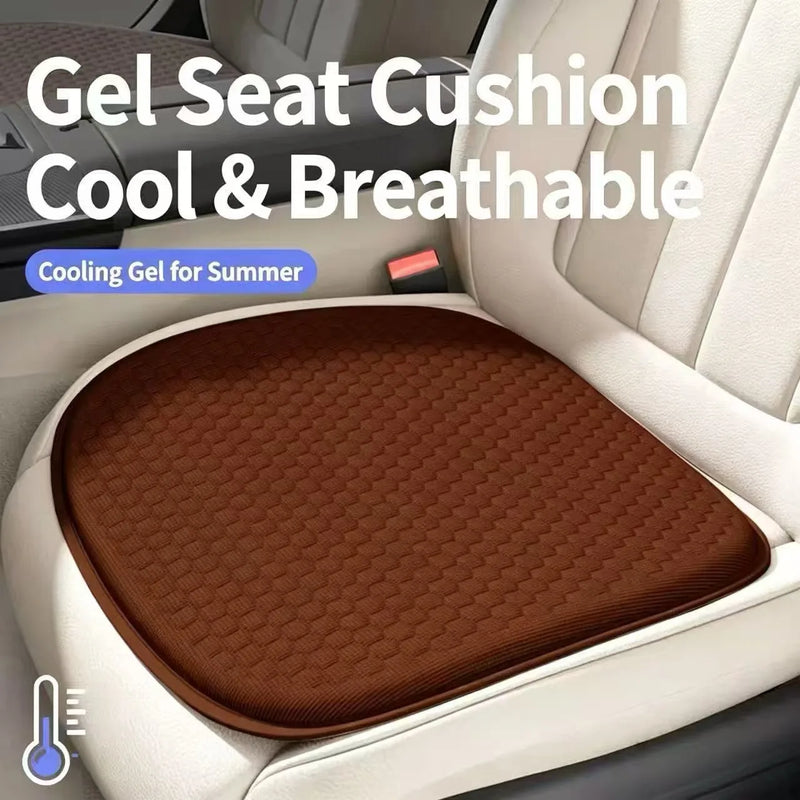 Summer Car Seat Cushion Single Piece Cool Ventilation Honeycomb Gel Office Sitting Cushion Cold Gel Bottom Pad for Vehicle