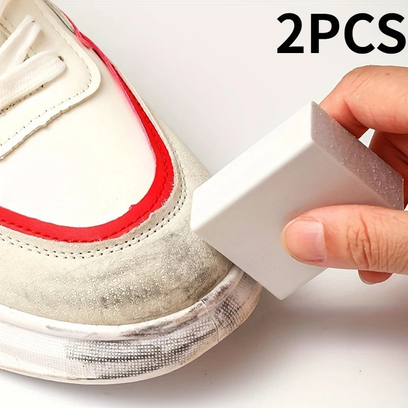 1/2PCS Magical Eraser for Shoe Cleaning - Eliminates Marks from Athletic Footwear, Synthetic Leather, And Fabrics.
