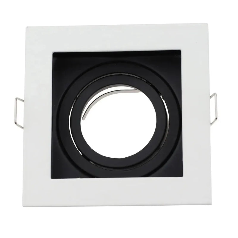 1/10PCS Round Square Recessed LED Downlight Adjustable Ceiling Lamp GU10 MR16 Spot Light Home Living Room Bedroom Lighting