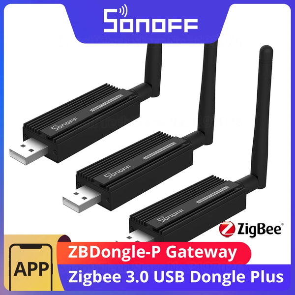 SONOFF zigbee gateway 3.0 ZBDongle-P USB Dongle Hub Thread Matter Support Home Assistant Zigbee2MQTT for Smart Home Devices Inte