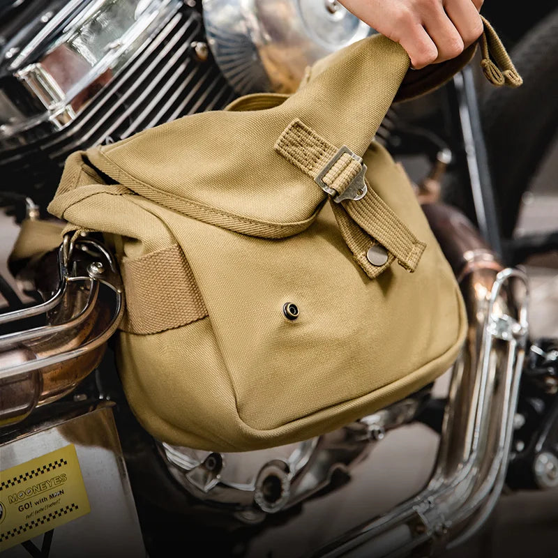 កាបូប Maden American Vintage M1961 ធ្វើពីក្រណាត់ Canvas សម្រាប់បុរស រចនាម៉ូដទាន់សម័យ មានខ្សែស្ពាយ និងកាបូបស្ពាយចង្កេះ កាបូបស្ពាយចំហៀង