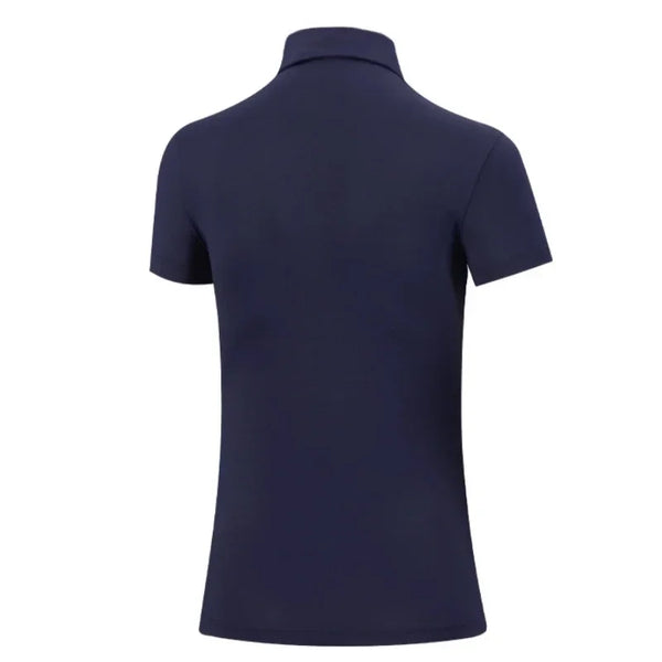 Summer Women Golf Short Sleeved T Shirts Ladies Sports Slim Clothes Quick Dry Breathable Tennis Clothing YF486