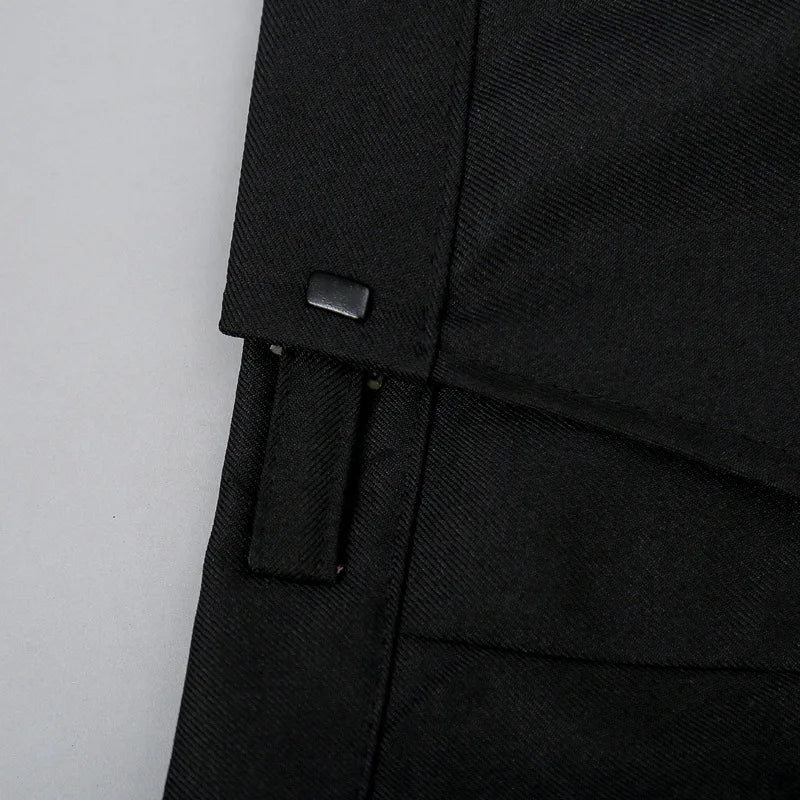 2026 New Men's Black Tuxedo Tailcoat Formal Dress Two-Piece Suit, White Party Wedding Jacket and Pants