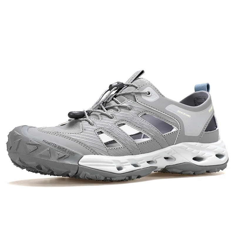 HUMTTO Summer Hiking Shoes for Men 2025 Breathable Mens Sneaker Outdoor Water Beach Sandals Fishing Climbing Wading Man Sneakers