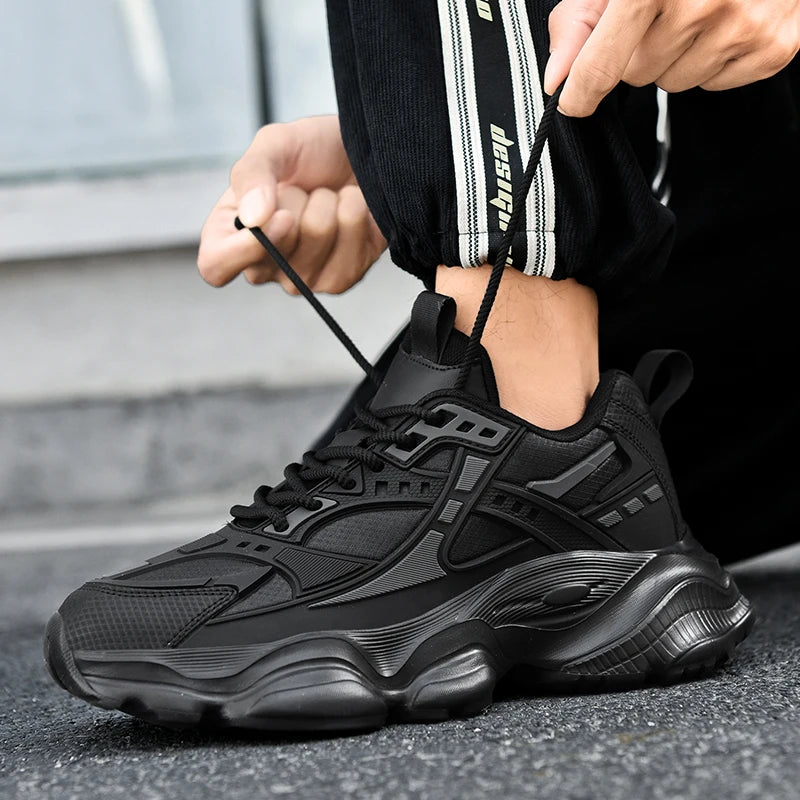 Men's Racing Casual Sneakers Four Seasons New Classic Outdoor Running Shoes Breathable Lightweight Students Speed Sports Shoes