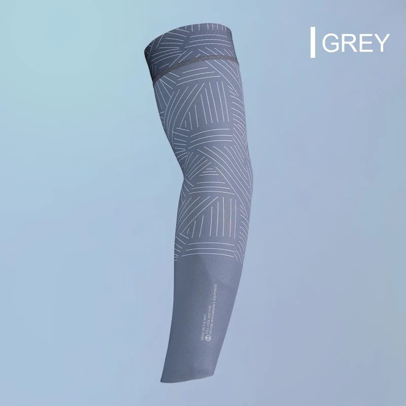 INBIKE Arm Cycling Sleeves Man Bicycle Riding UV Protection Sleeves Sunscreen Arm Cover Ice Silk Arm Cover Bicycle Accessories