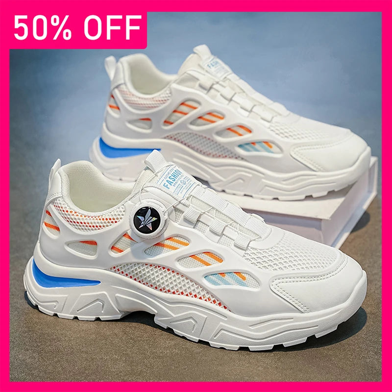 Men Sports Shoes Breathable Lightweight Thick Soled Cushioning Comfort Versatile Outdoor Running Non Slip Sports Shoes for Men