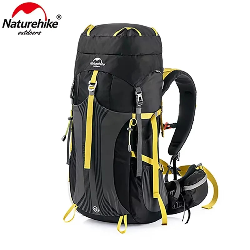 Naturehike 45L 55L Backpack With Rain Cover Professional Large Capacity Outdoor Camping Hiking Trekking Climbing Travel Bag