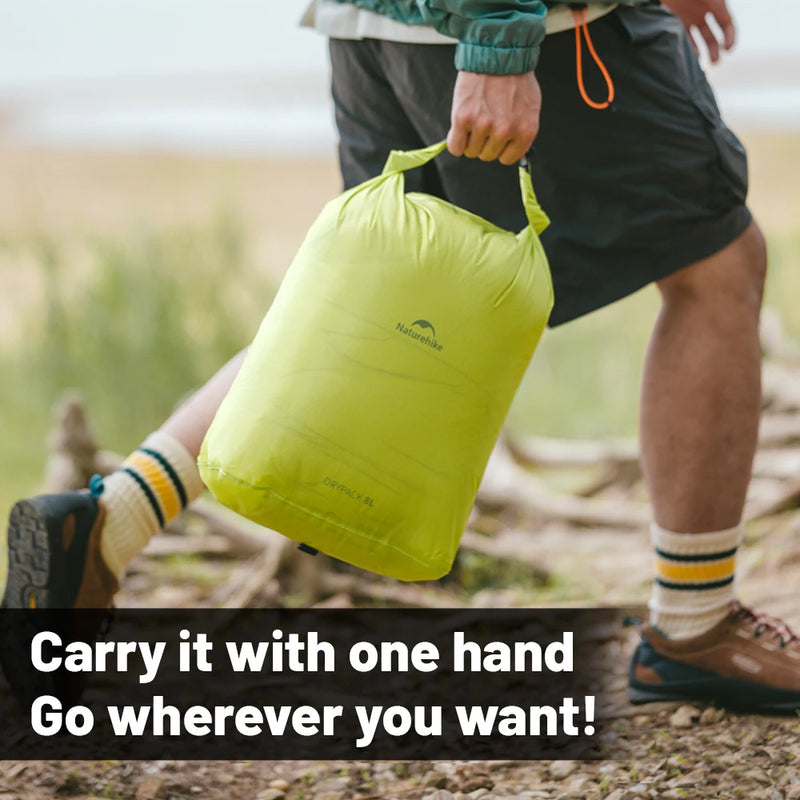 Naturehike2025 New Outdoor Ultralight Roll Top PU2000+ Waterproof Storage Bag Picnic Camping Drinking Water Storage Bag