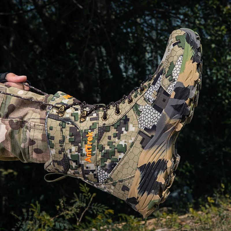 Men's camouflage desert training boots four season casual anti-slip outdoor field hiking Professional Battlefield tactical boots