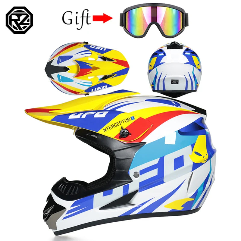 Motorcycle off-road helmet ATV all terrain beach bike full helmet capacity bike DH downhill helmet capacity de moto