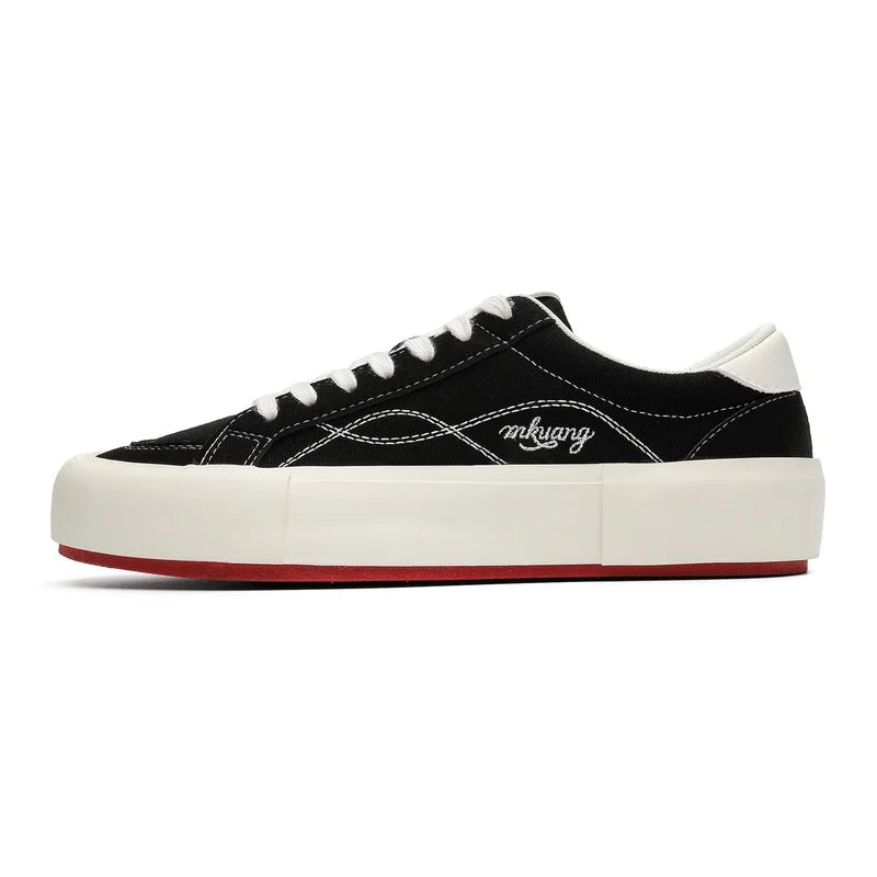 Men's high-quality canvas casual shoes four season breathable light soft-sole non-slip comfort outdoor walking sports board shoe