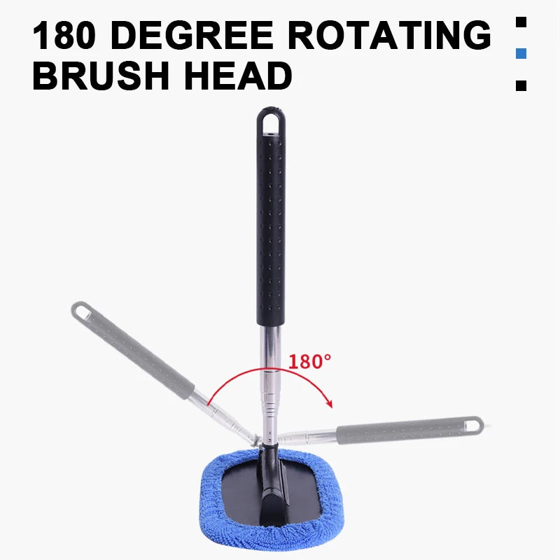SEAMETAL Car Window Cleaner Brush Set Telescopic Auto Windshield Glass Cleaning Tool Kits Car Clean Gadgets for Car Accessories