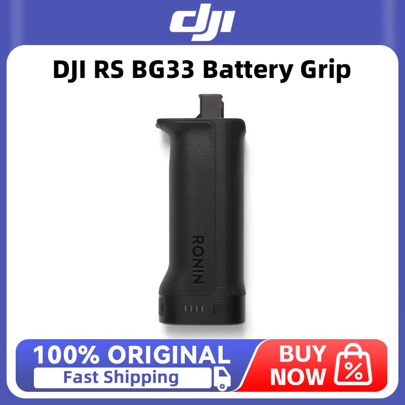 DJI RS BG33 Battery Grip allowing up to 14 hours of standby time for DJI RS 5 / DJI RS 4 Series Original Accessories in Stock