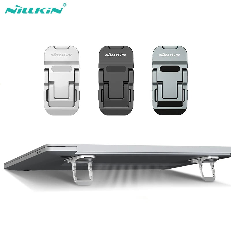 NILLKIN 1 Pair Universal Laptop Stand Portable Notebook Stand Adjustable Tablet Stand Multi-Angle Laptop Holder Heat Release