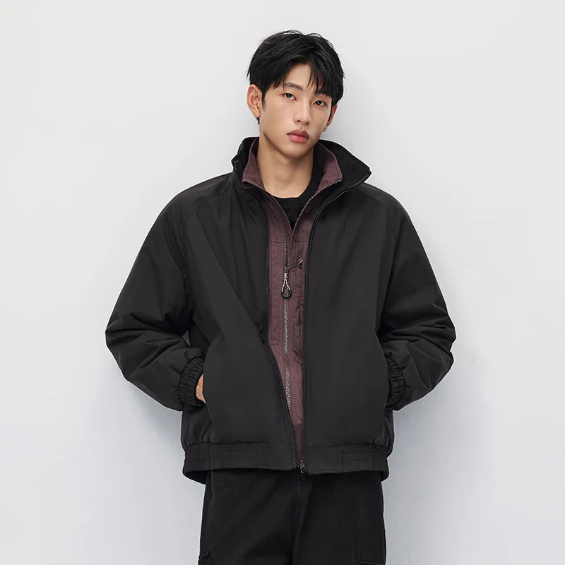 អាវក្រៅរដូវរងាបុរស Semir ដែលអាចបត់បានឆ្នាំ ២០២៦ រដូវរងាថ្មី សម្លៀកបំពាក់ប្រចាំថ្ងៃបែបទីក្រុង ស្ទីលធម្មតា អាកាសធាតុត្រជាក់ សម្លៀកបំពាក់ជាស្រទាប់ៗជារៀងរាល់ថ្ងៃ