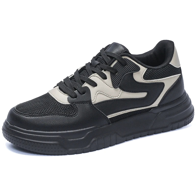 Men's mesh plus size breathable casual shoes Four seasons light Thick sole soft sole outdoor walking shoes sports running shoes