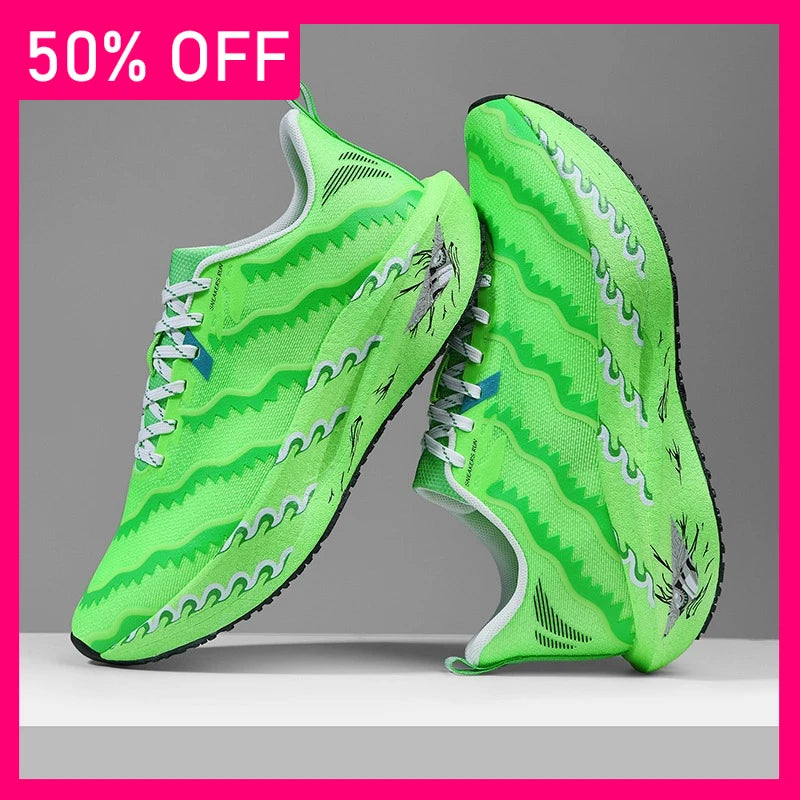 Unisex Sports Shoes Breathable Mesh Comfort Outdoor Running Anti Slip Shock-absorbing Soft Sole New Professional Training Shoes