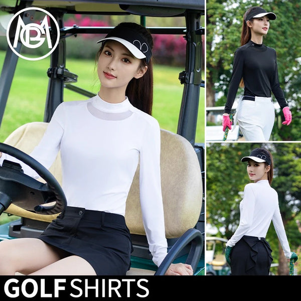 PGM Women's Golf Shirts Spring Summer Ice Silk Cool Top YF891