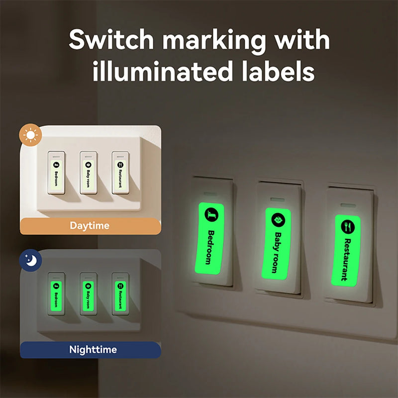 Mini Portable NIIMBOT D110 Switch Label Printer Inkless Thermal Label Self-adhesive Sticker Home Wireless Labeling Machine