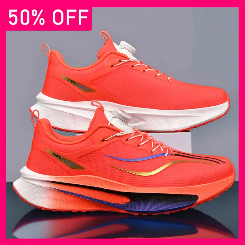 Unisex Running Shoes Spring New Low Cut Lightweight Cushioning Durable Marathon Racing Running Daily Walking Versatile Sneakers