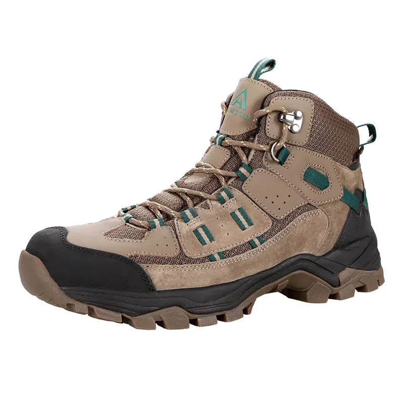 HUMTTO Hiking Men's Sports Shoes Anti-slip Military Boots Winter Trekking Shoes for Men 2023 Breathable Outdoor Work Sneakers