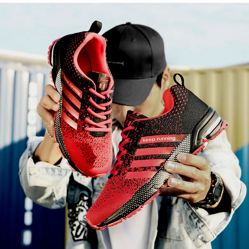 Mens Running Shoes Autumn Hot Selling Breathable Mesh Lightweight Outdoor Jogging Fitness Leisure Sports Shoes for Men