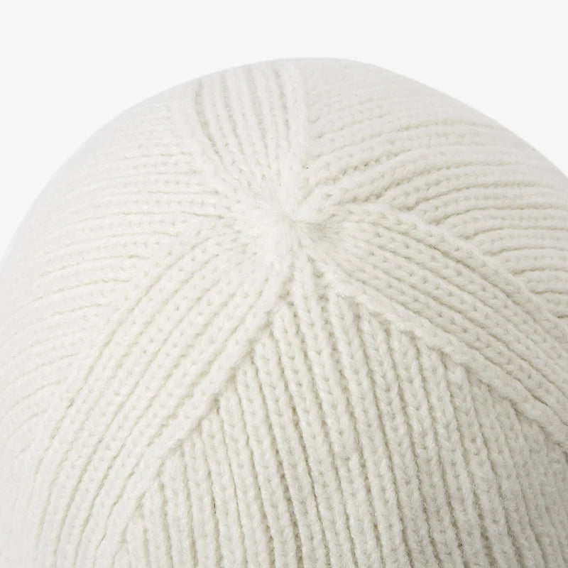 Semir Warm Hat ColorBlock Knit Women Autumn Winter 2025 Beanie Embroidered Cozy Soft Wool Stylish