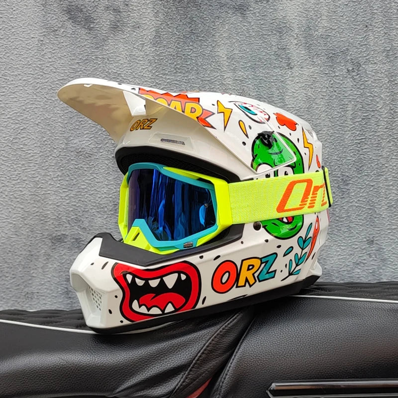 2025 Latest High Quality Off Road Motorcycle Helmet Cascos para Motos ATV Mountain Bike Speed Drop DH Helmet Capacetes de Moto