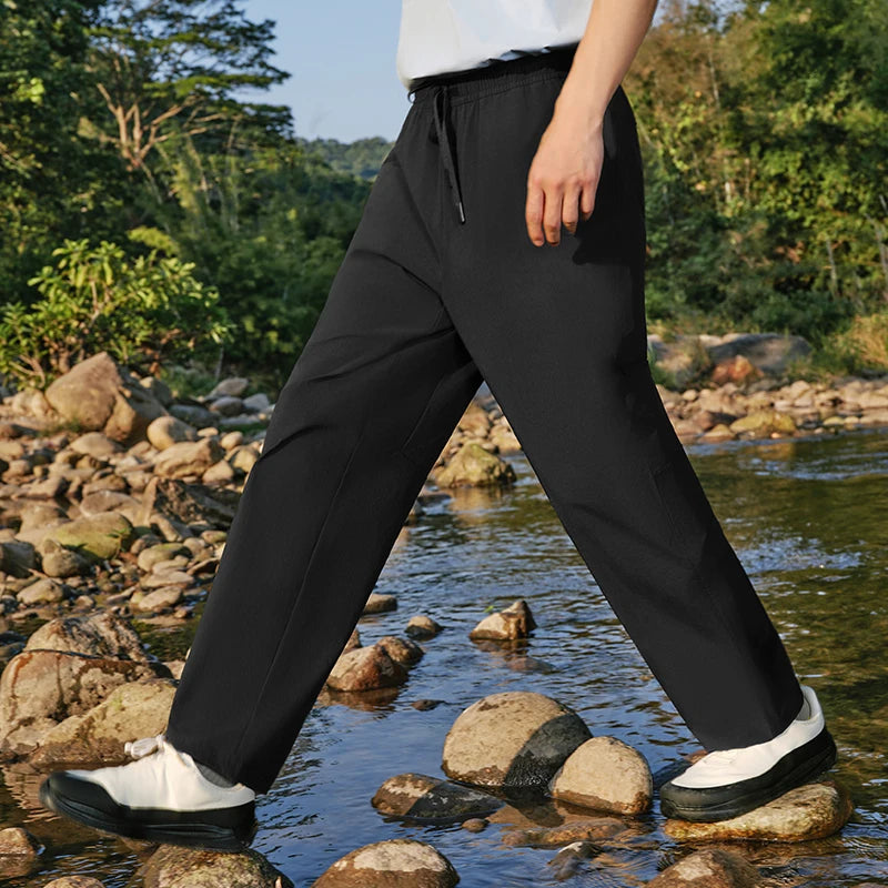 Semir Men Pants Stretch 2026 Elastic Waist Tapered Urban Casual Everyday Style Soft Comfortable Daily Wear Trendy Versatile