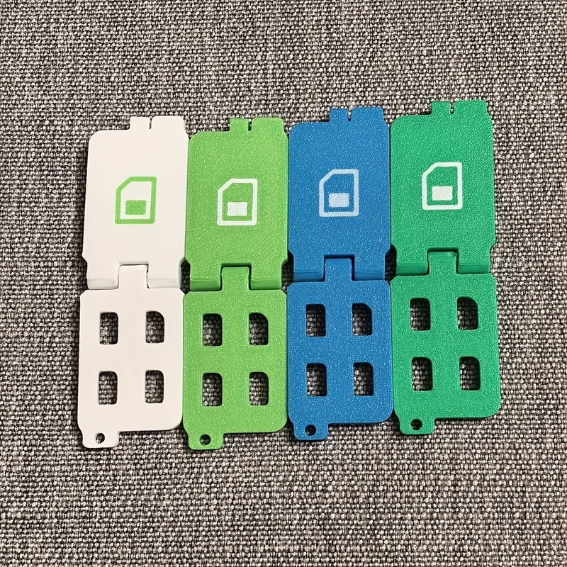 4pcs New Travel Phone Card and Pin Storage Box, Phone Card Clip, Outdoor Equipment Accessories Storage Box