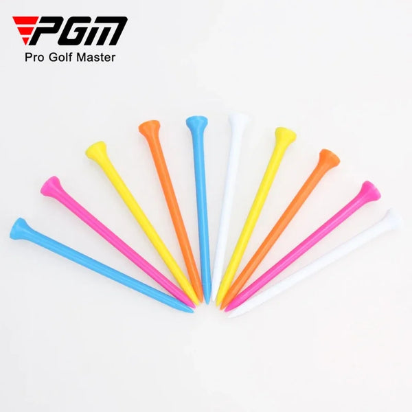 83mm Golf Tees 100pcs Random Color Plastic Ball Seat GKS001