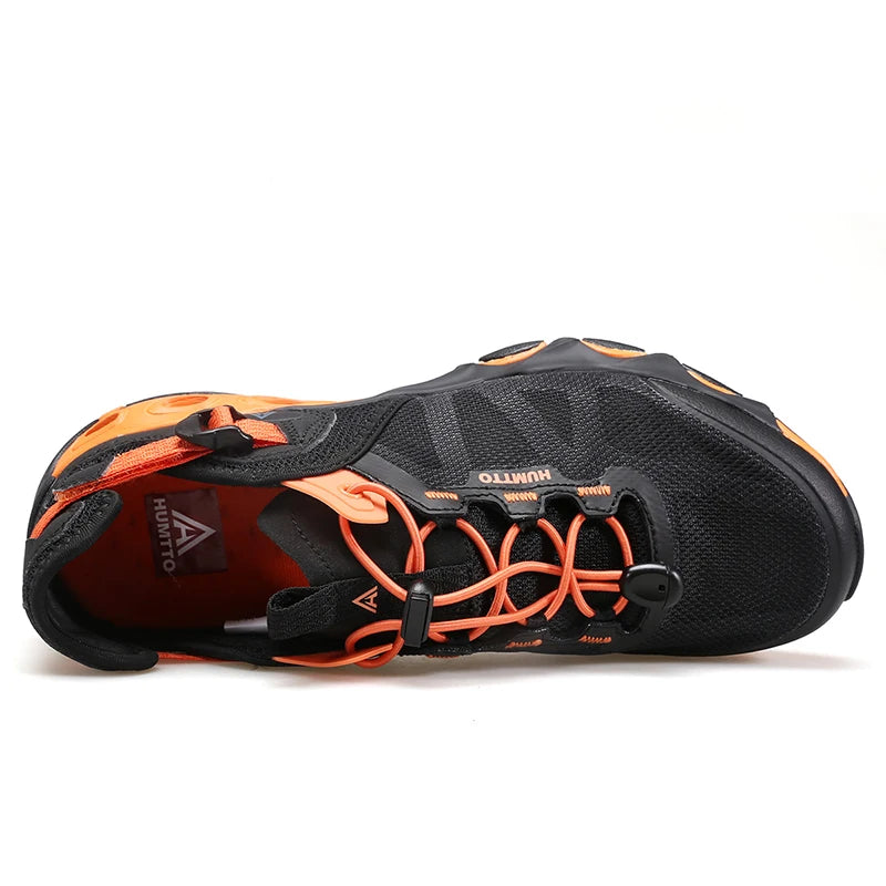HUMTTO New Summer Water Shoes for Men Breathable Beach Sneakers Mens 2022 Trekking Outdoor Aqua Shoes Sports Hiking Sandals Man