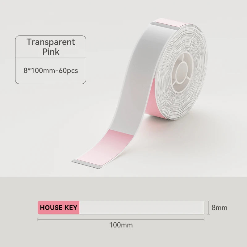 1 Roll Niimbot Transparent Label Sticker Scratch-Resistant Anti-Oil Label Paper for D11 D110 D101 H1S Thermal Label Printer