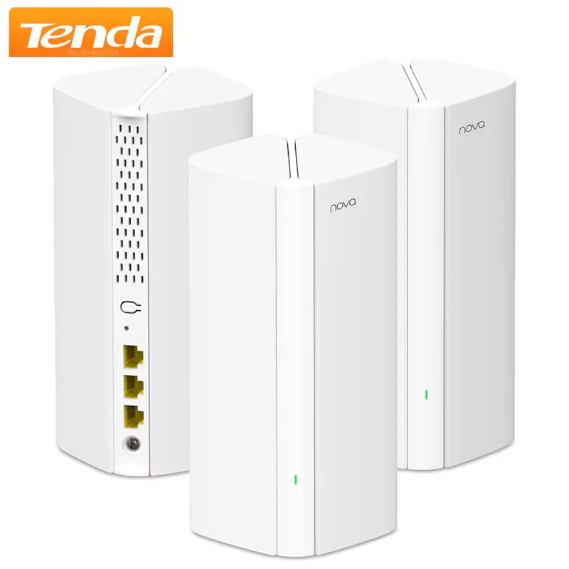 ប្រព័ន្ធ WiFi6 Mesh របស់ Tenda AX3000 EX/MX12 រ៉ោតទ័រឥតខ្សែ Wi-Fi6 Mesh WiFi Router រហូតដល់ 7000 ហ្វីតការ៉េ។ ឧបករណ៍ពង្រីកចម្ងាយ Wifi WIFI 6 Mesh
