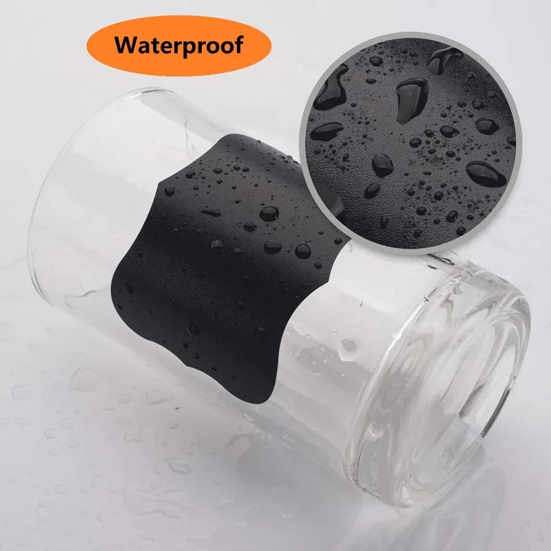120pcs/roll Black Labels,Along with1 Liquid Chalk Pens,Perfect for Decorating Parties,Organizing Your Home, Kitchen, And Office.