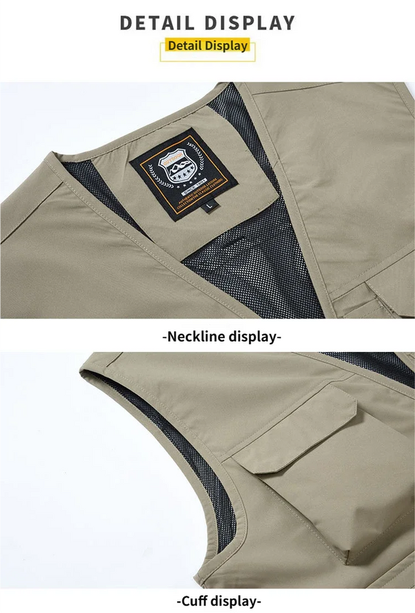 12 fashion colors Summer Men's outdoor  multi-pocket quick dry fishing thin mountain photographer  work clothes customized logo