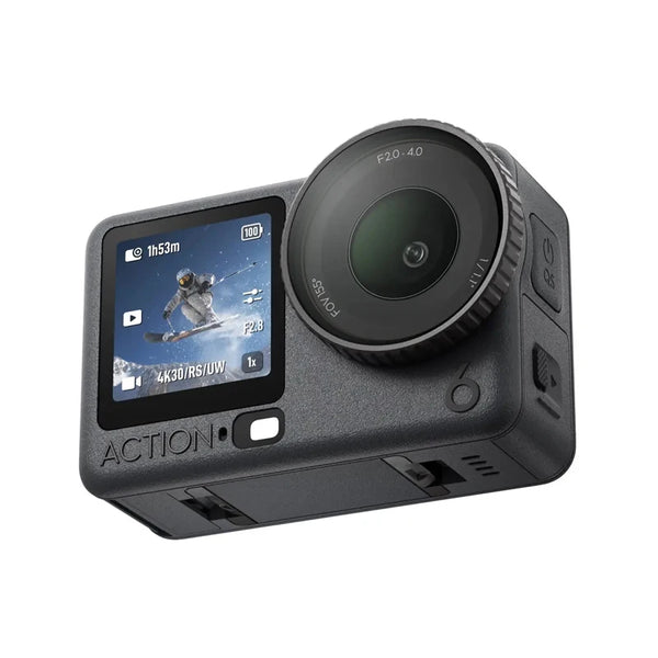 DJI Osmo Action 6 All-New 1/1.1-Inch Square Sensor Variable Aperture f/2.0-f/4.0 Cold-Resistant & 4-Hour Battery Life
