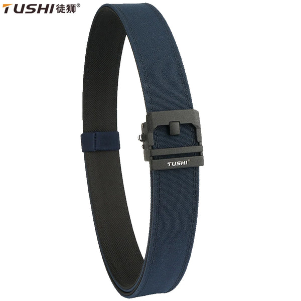 TUSHI Jeans Trousers Pants Tactical Gun Belts Adjustable Lock Braided Belts with Buckle Unisex Strap Woven Military IPSC Belt