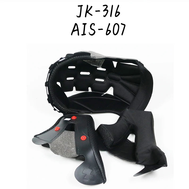 Special link for sponge pad of JK-316  AIS-607 model off-road helmet