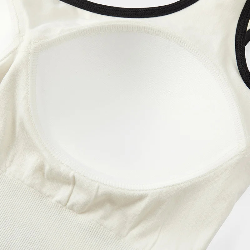 Semir Women Vest Integrated Knit Ribbed Fixed Cup Soft Skin Friendly Base Layer Top 2026 Summer Wear