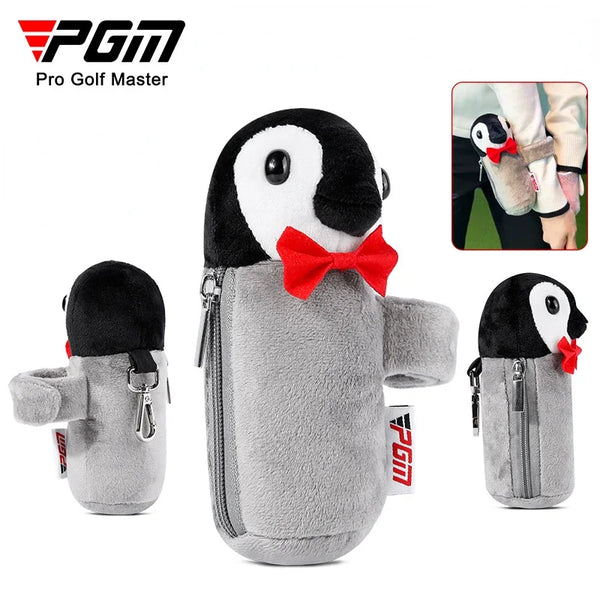 PGM Mini Golf Ball Bag Doll Clip Can Be Hung on The Hand/golf Bag/Belt Hold 2 Ball Waist Bags QJ005