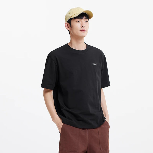 អាវយឺតបុរស Semir ឆ្នាំ ២០២៦ កប្បាសសុទ្ធសម្រាប់គូស្នេហ៍ រចនាបថក្រៅផ្ទះ បោះពុម្ព ធម្មតា ទន់ ពាក់ប្រចាំថ្ងៃ