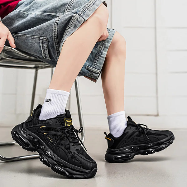 Chunky sneakers Men's casual four seasons breathable light non slip fashion youth soft sole outdoor comfort running sports shoes