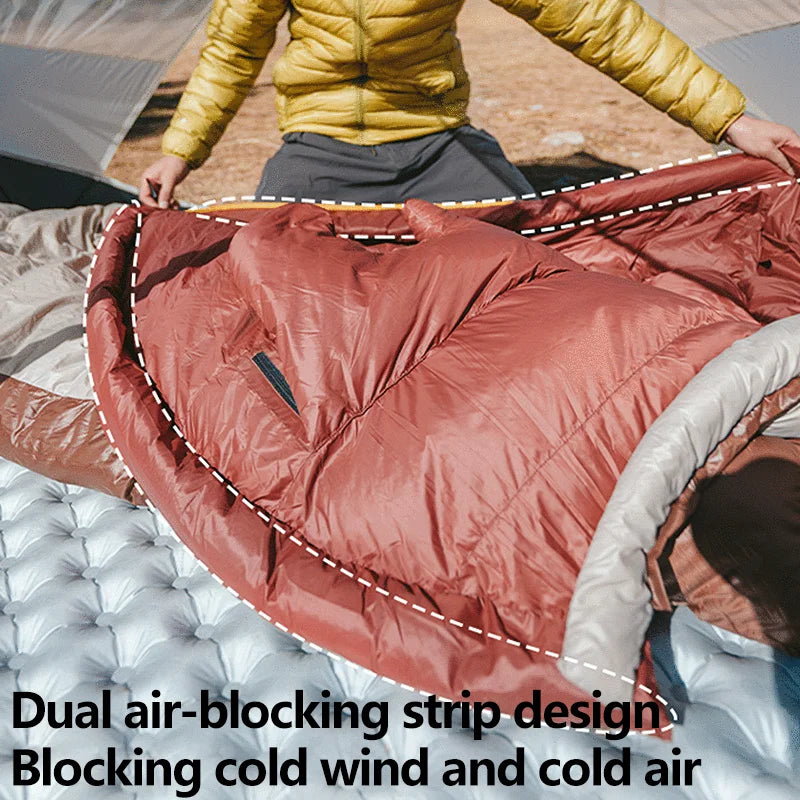 Naturehike Winter Sleeping Bag SnowBird 20D Mummy Ultralight Duck Down Sleeping Bag Portable Hiking Outdoor Camping Sleeping Bag